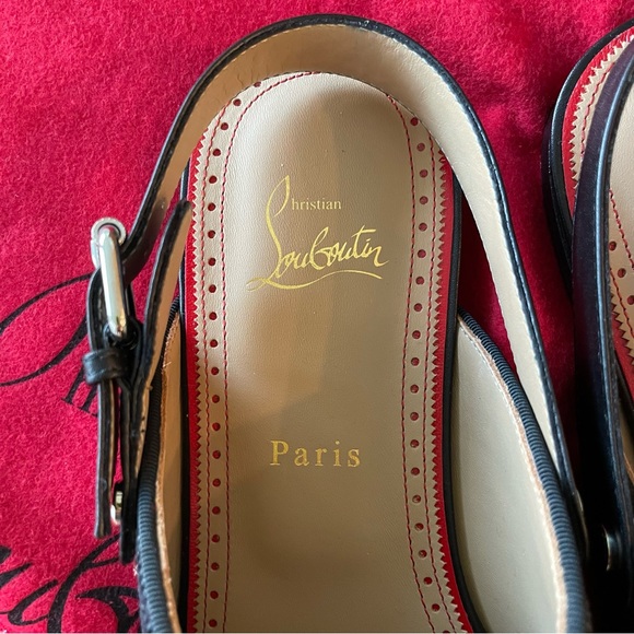 NWT💎Christian Louboutin💎Crestiflat Slingback Tresse - Picture 7 of 10